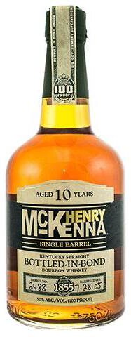 Henry McKenna 10 Yr Single Barrel Bourbon 750ml (100 Proof)