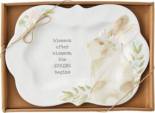 Mp Spring Bunny Platter