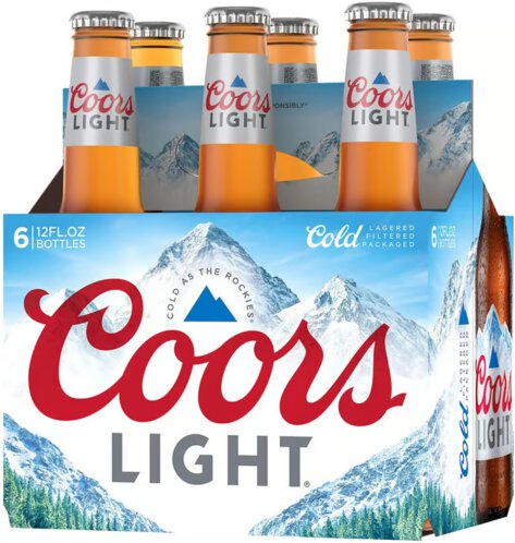 Coors Light 12oz 6pk Bottles