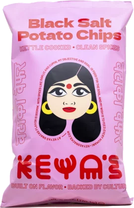 Keya's Black Salt Potato Chips