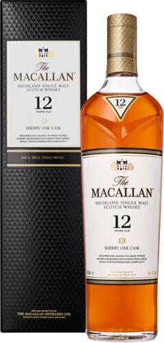 Macallan 12 Year Sherry Oak Single Malt Scotch