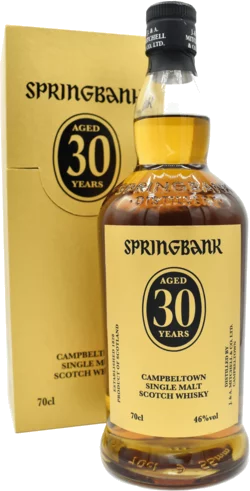 Springbank 30 Year Old Single Malt Scotch Whisky Release Limited Edition