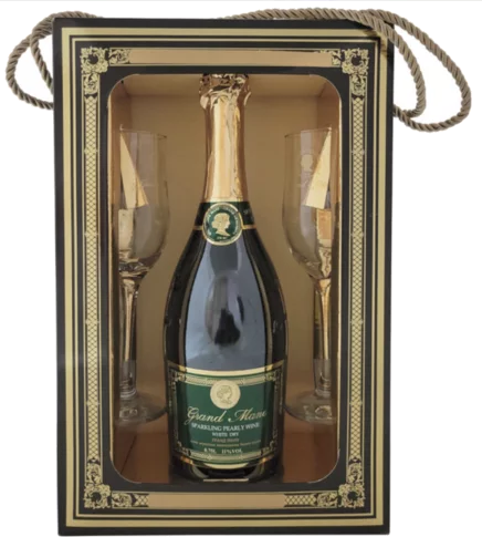 Sparkling Pearly Semi White Champagne Grand Mane Gift Set
