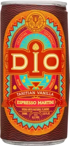 Dio Canned Cocktails Tahitian Vanilla Espresso Martini