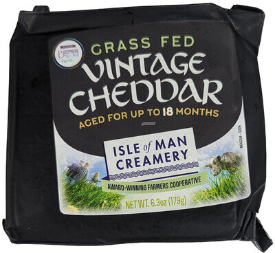 ISLE OF MAN VINTAGE CHEDDAR AGED 18 MONTHS