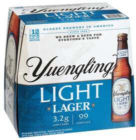 Yuengling Light Lager 12pk bottle