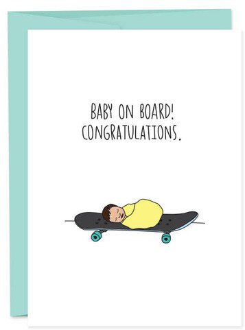 Humdrum Cards - Baby On Board