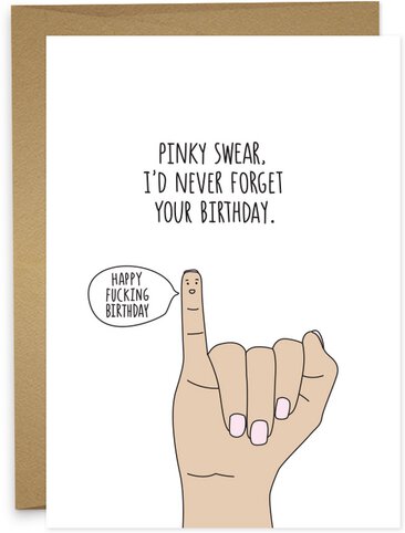 Humdrum Cards - Pinky Swear