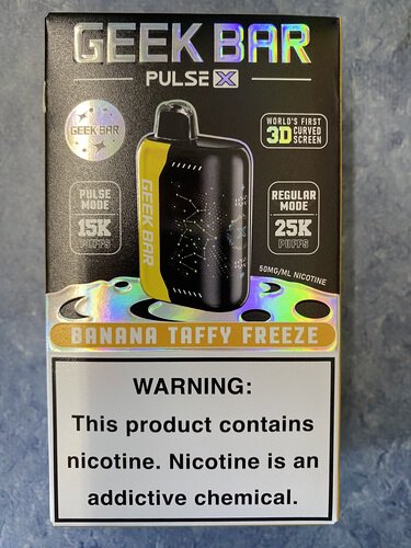 Geek Bar Pulse X Banana Taffy Freeze