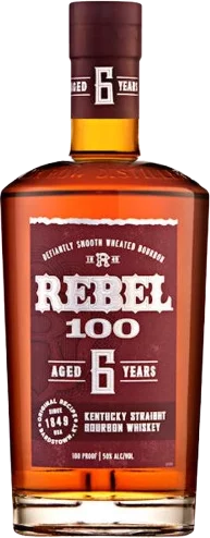 Rebel Bourbon 6 Year Old Kentucky Straight Bourbon Whiskey 100 Proof