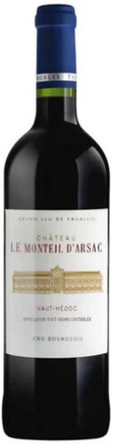 2016 Chateau Le Monteil D'arsac Haut Medoc