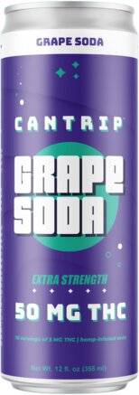 Cantrip Grape Soda 50mg THC soda