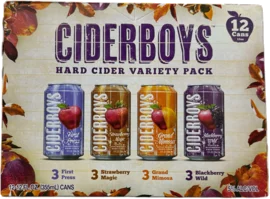 Ciderboys Hard Seltzer Variety 12pk Cans