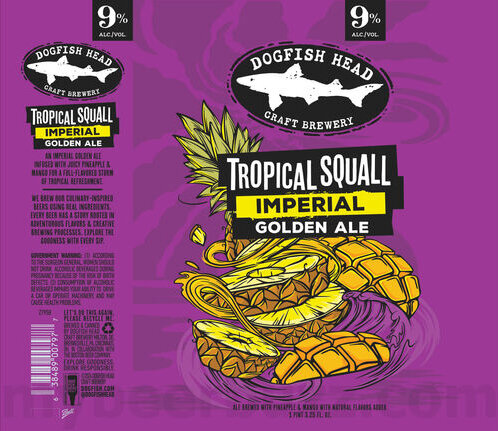 DOGFISH SINGLE TROPICAL SQUALL19.2 CAN