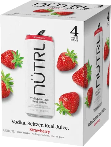 NUTRL STRAWBERRY  4/12 OZ CN