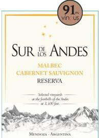 Sur De Los Andes Malbec Cabernet Sauvignon Blend
