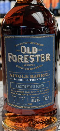 Old Forester Kws Single Barrel Bp