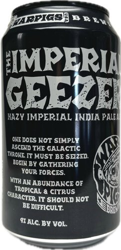 Warpigs Foggy Geezer Hazy Imperial IPA