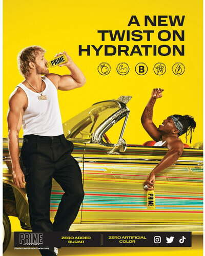 Prime Hydration Lemonade Beverage