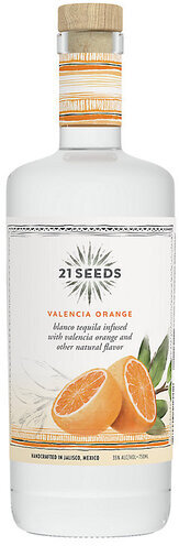21 seeds valencia orange infused blanco tequila