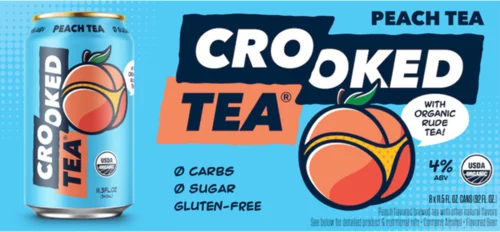 Crooked Tea Peach Tea