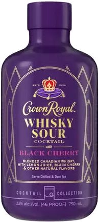 Crown Royal Canadian Whiskey Cocktail Sour Black Cherry