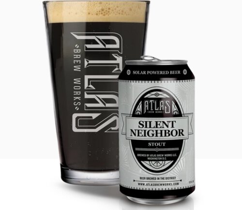Atlas Brew Works Silent Neighbor Rye Stout 12oz 6pk Cans