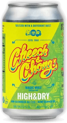 Cheech & Chong Magic Mule High & Dry 5mg THC Seltzer