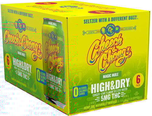 Cheech & Chong Magic Mule High & Dry 5mg THC Seltzer