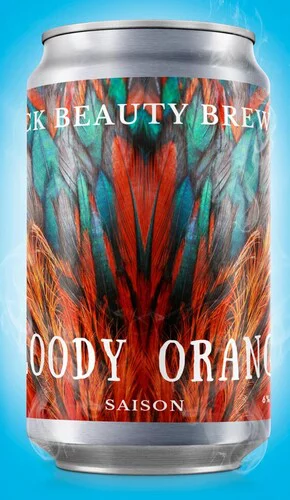 Black Beauty Brewing Bloody Orange Saison 12oz 6pk Cans
