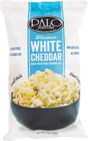 Palo Popcorn White Cheddar
