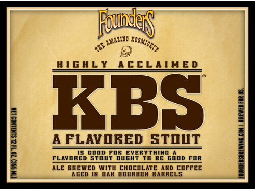 Founders (MI) KBS (aka Kentucky Breakfast Stout) 12oz 4pk bottle