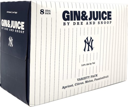 Gin & Juice by Dre & Snoop Yankees Variety Pack 8pk