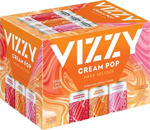 Vizzy Cream Pop  Hard Seltzer Variety Pack