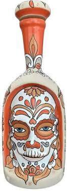 Dos Artes Tequila Blanco Hand Painted Calavera Skull Release Produced At Nom 1466 Tequila Tres Mujeres 1 Liter