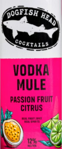 Dogfish Head Vodka Mule Passion Fruit Citrus Cocktails