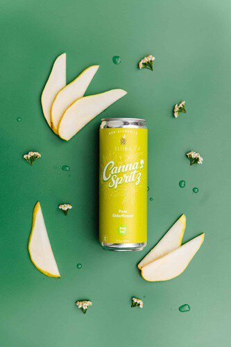 Canna Spritz 3mg Thc Pear Elderflower Seltzer