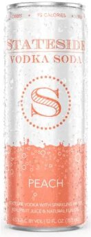 Stateside Peach Vodka Soda 6pk Can