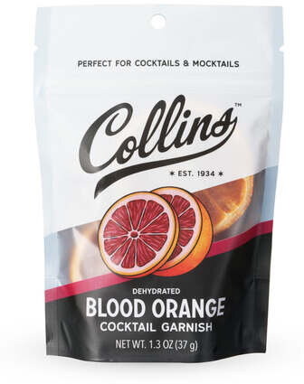 Collins Blood Orange Dehydrated Fruit Cocktail Garnish