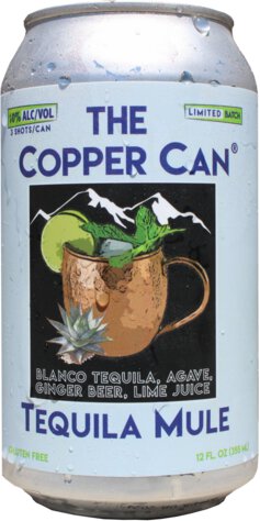 The Copper Can Tequila Mule