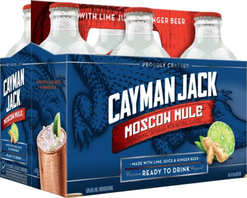 Cayman Jack Moscow Mule Cocktail Bottle