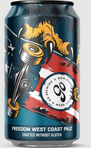 Go Brewing (IL) Freedom Non-Alcoholic Pale Ale 12oz 6pk Cans