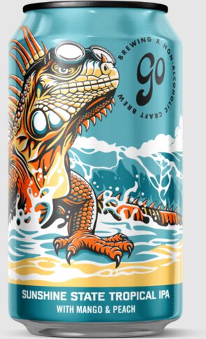Go Brewing (IL) Sunshine State Non-Alcohoic Tropical IPA 12oz 6pk Cans