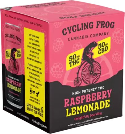 Cycling Frog THC 50mg Raspberry Lemonade