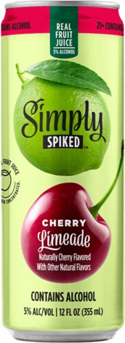 SIMPLY SPIKED CHERY LIMEADE 24OZ TALL CANS
