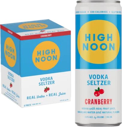 High Noon Cranberry Vodka Hard Seltzer