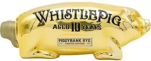 The WhistlePig 10 Limited Edition PiggyBank Rye