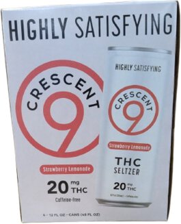 Crescent Thc 20mg Strawberry Lemonade 4/12oz