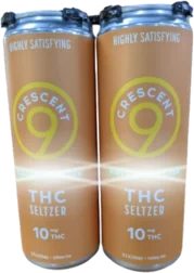Crescent 9 Raspberry Lime 10 mg THC Seltzer