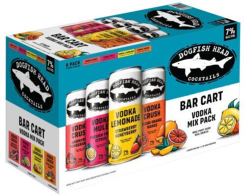 Dogfish Head Bar Cart Vodka Variety Pack RTD Cocktail